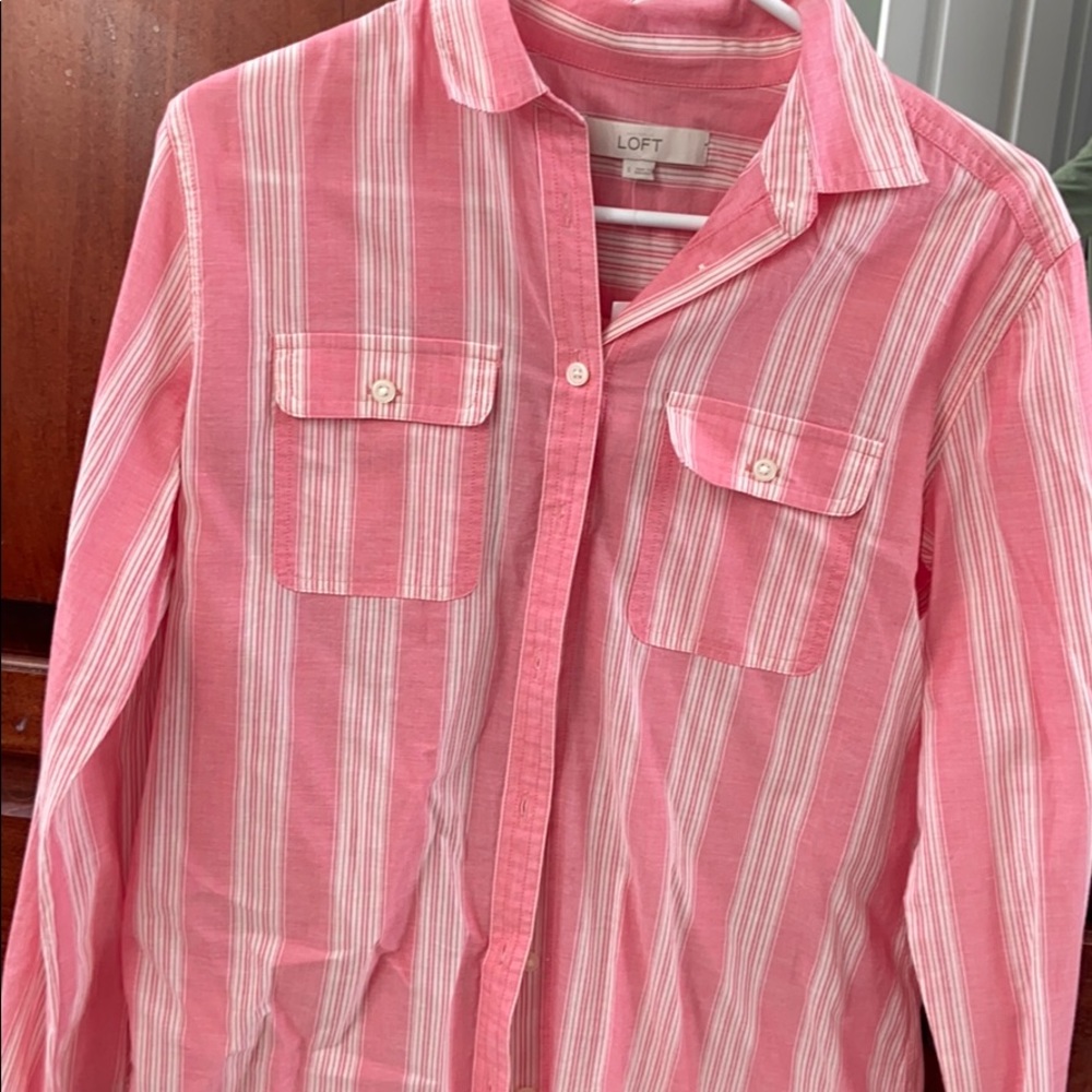 Loft Button down top